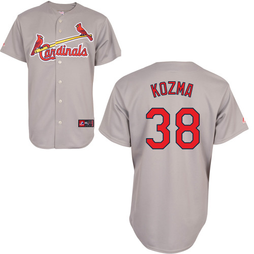 Pete Kozma #38 Youth Baseball Jersey-St Louis Cardinals Authentic Road Gray Cool Base MLB Jersey
